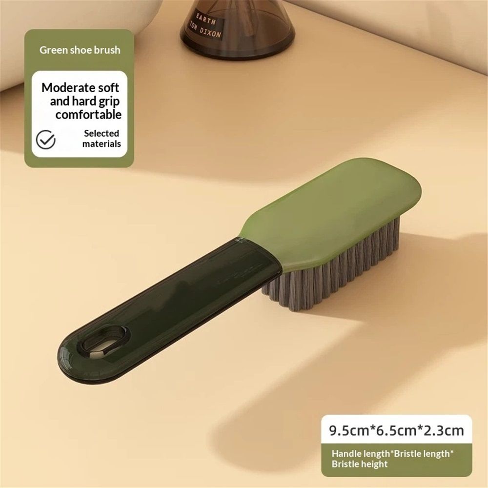 4 Pack Laundry Stain Brush Household Scrub Brush Laundry Brush for Stain Removal,Soft Bristle Brush Stain Brush for Clothes Scrubbing Bathroom Cleaning Brush,Easy to Hold (Green)
