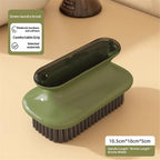 4 Pack Laundry Stain Brush Household Scrub Brush Laundry Brush for Stain Removal,Soft Bristle Brush Stain Brush for Clothes Scrubbing Bathroom Cleaning Brush,Easy to Hold (Green)