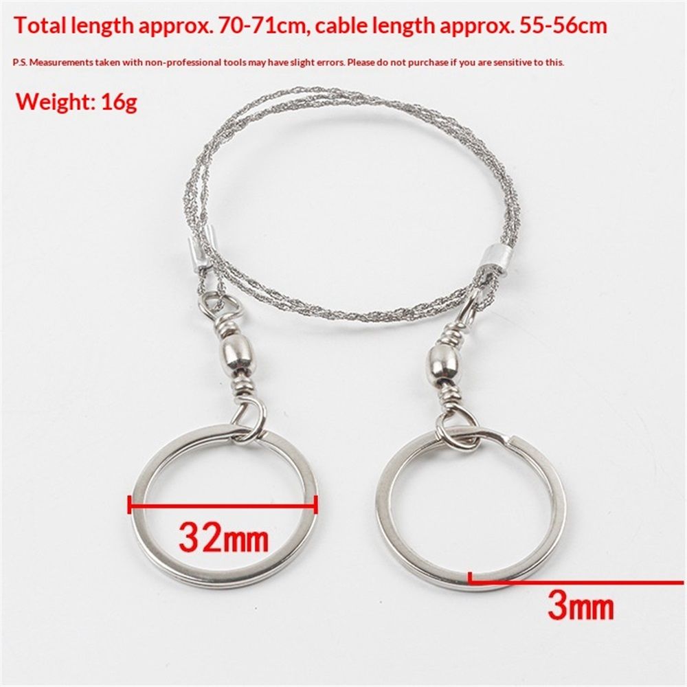 Wire Saw, Simple Practical Tool for Easily Cattle and Sheep Horn Care Farm Environment Stainless Steel