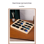 Sunglass Organizer,Glasses Organizer,8-Slot Sunglasses Tray for Drawer, Men's/Women's Sunglasses Box, Glasses Holder for Watch Stackable Eyeglass/Eyewear Display Tray（Only storage box）