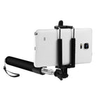 Universal Laser Selfie Stick with Wired Control Cable, Portable Handheld Selfie Stick with Built-in Control Line for All Smartphones