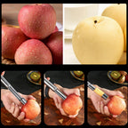1cm diameter stainless steel fruit corer tool, hawthorn date cherry apple multi-purpose corer, seed corer corer for home kitchen