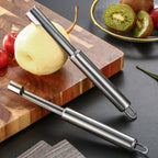 1.4 cm diameter stainless steel fruit corer tool, hawthorn date cherry apple multi-purpose corer, seed corer corer for home kitchen
