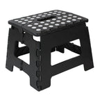 Black small thick anti slip folding stool for outdoor camping, portable folding stool for home use, multifunctional home leisure, Gaomaza