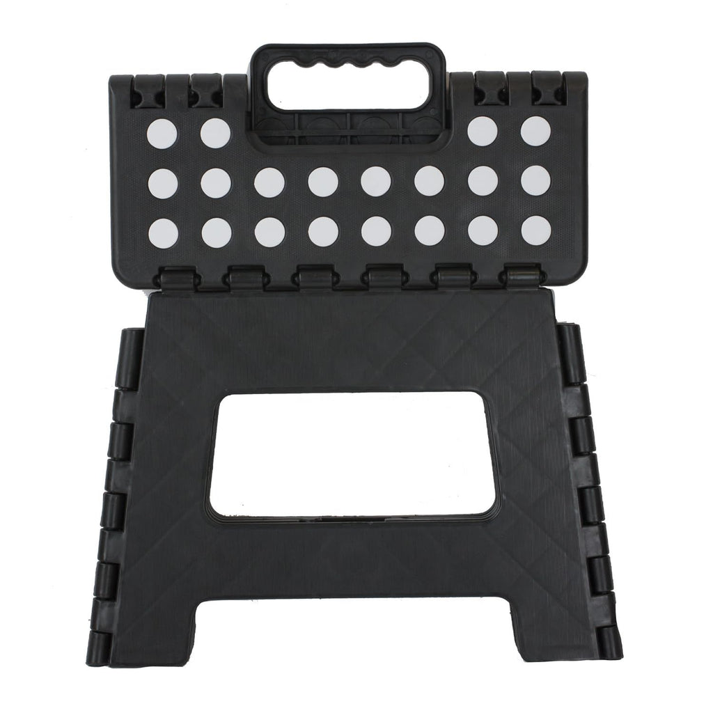 Black small thick anti slip folding stool for outdoor camping, portable folding stool for home use, multifunctional home leisure, Gaomaza