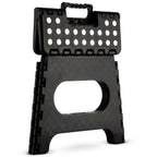 Black Medium Thick Anti slip Folding Stool Outdoor Camping Portable Folding Stool Home Multi functional Home Leisure Gaomaza