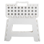 White small thick anti slip folding stool for outdoor camping, portable folding stool for home use, multifunctional home leisure, Gaomaza