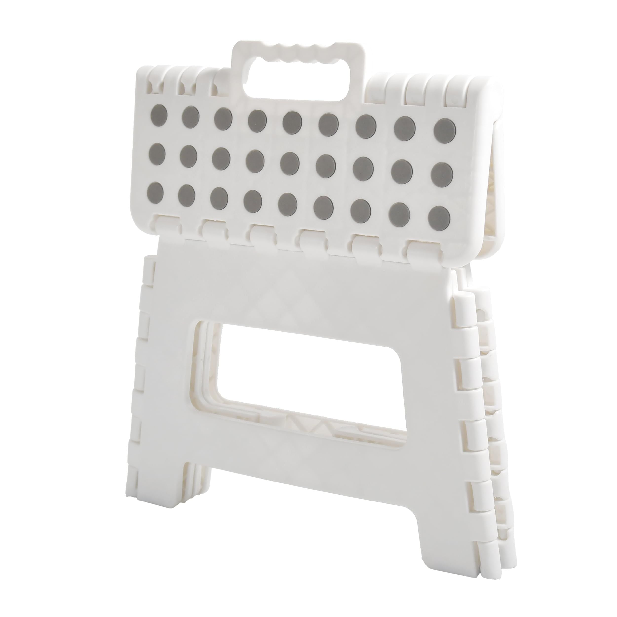 White small thick anti slip folding stool for outdoor camping, portable folding stool for home use, multifunctional home leisure, Gaomaza