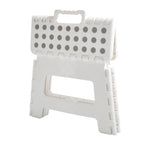 White Medium Thick Anti slip Folding Stool Outdoor Camping Portable Folding Stool Home Multi functional Home Leisure Gaomaza