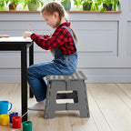 Gray Medium Thick Anti slip Folding Stool Outdoor Camping Portable Folding Stool Home Multi functional Home Leisure Gaomaza