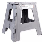 Grey large thick anti slip folding stool, portable folding stool for outdoor camping, multifunctional home and leisure, Gaomaza