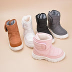 Toddler Boy Girl Anti Slip Warm Winter Boots Black AU8 Size for Outdoor Walking Snow Sport Trekking