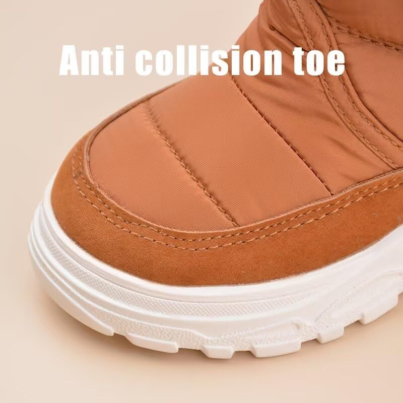 Toddler Boy Girl Anti Slip Warm Winter Boots grey AU9 Size for Outdoor Walking Snow Sport Trekking