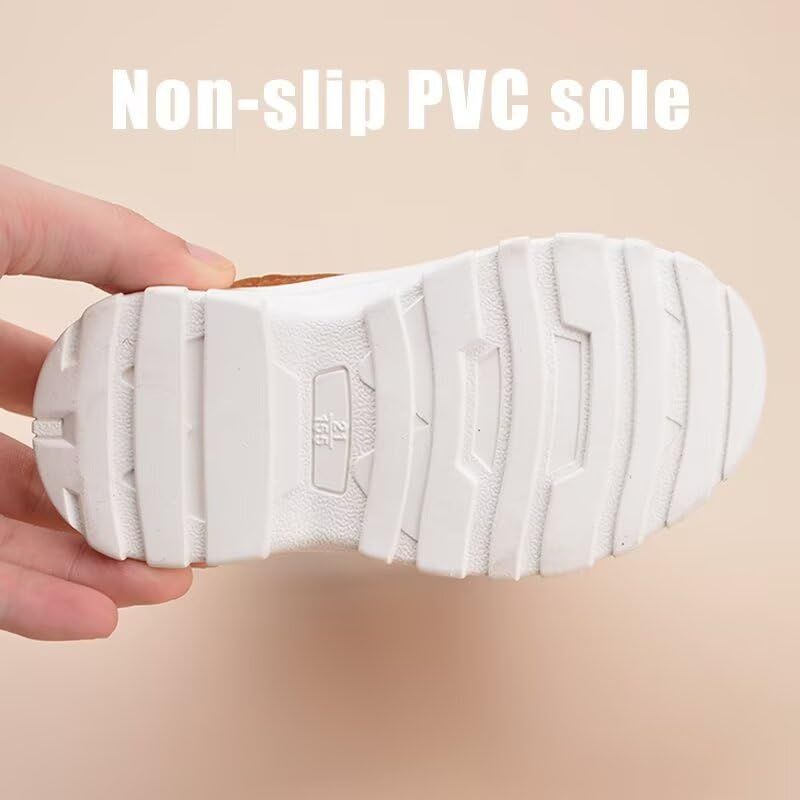 Toddler Boy Girl Anti Slip Warm Winter Boots grey AU9 Size for Outdoor Walking Snow Sport Trekking