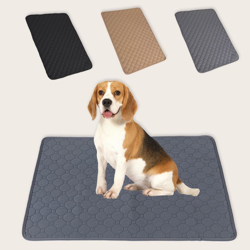 2pcs Pink Ice Silk Pet Pad, Size S (50×40cm)