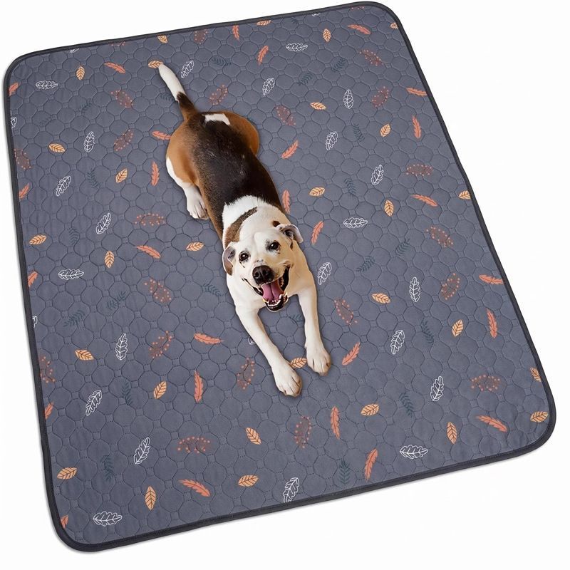 2pcs Pink Ice Silk Pet Pad, Size M (60×50cm)