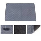 2pcs Pink Ice Silk Pet Pad, Size L (70×55cm)