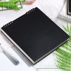 Lined Notebook Minimalist Black 60 Sheets/120 Pages