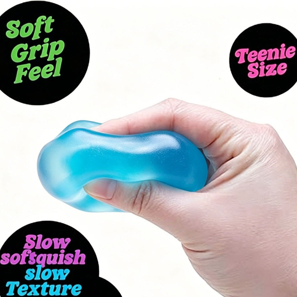 Soft Cube Squishy 5.6cm Stress Relief Fidget Toy (pink)
