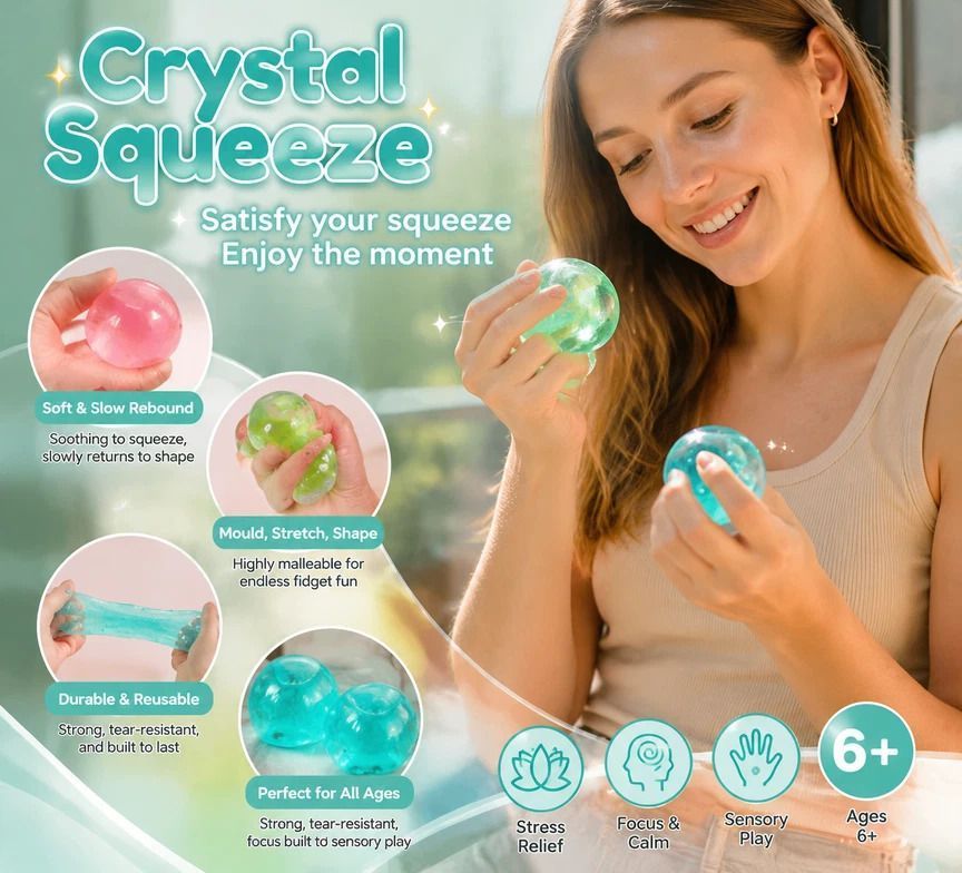Sweet Dreamy Pink Squishy, Cozy Indoor Stress Release Toy 6cm 3 Pack