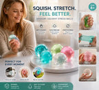 Fresh Dreamy Green Squishy, Garden Style Calming Squeeze Toy 6cm 3 Pack