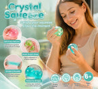 Fresh Dreamy Green Squishy, Garden Style Calming Squeeze Toy 6cm 3 Pack