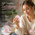 Matte Dreamy Pink Cozy Squishy Toy 6cm