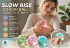 Matte Dreamy Blue Squishy 6cm 3 Pack