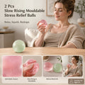 Mixed Baby Pink & Matte Dreamy Green Squishy 6cm 2 Pack