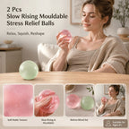 Mixed Baby Pink & Matte Dreamy Green Squishy 6cm 2 Pack