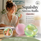 Mixed Grape Green & Matte Dreamy Pink Squishy 6cm 2 Pack