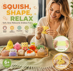 Cheerful Toast Squishy, Gentle Squeeze Toy To Ease Daily Tension