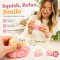 Cute Rabbit Towel Roll Squishy, Sweet Food Shaped Relax Toy