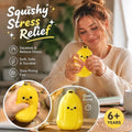 Sunny Yellow Banana Squishy, Creamy Mud Feel For Daily Unwinding