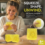 Soothing Maltose Cheese Squishy 2 Pack, 5cm × 5cm