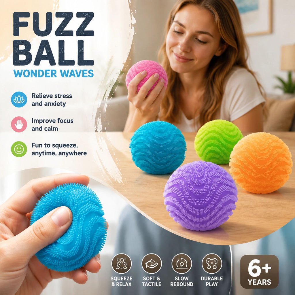 Cool Duo Blue & Purple Spiky Ball Squishy 2 Pack