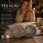 Heartwarming Vintage Decision Coin Replica, Ideal Festive Present, 2 Pack