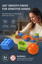 Imaginative Marble Run Building Blocks DIY Puzzle Toy, 89pcs Small Track (Colour Box Pack)