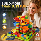 Fun Marble Run Building Blocks DIY Puzzle Toy, 168pcs Small Track (OPP Bag + Shipping Box)