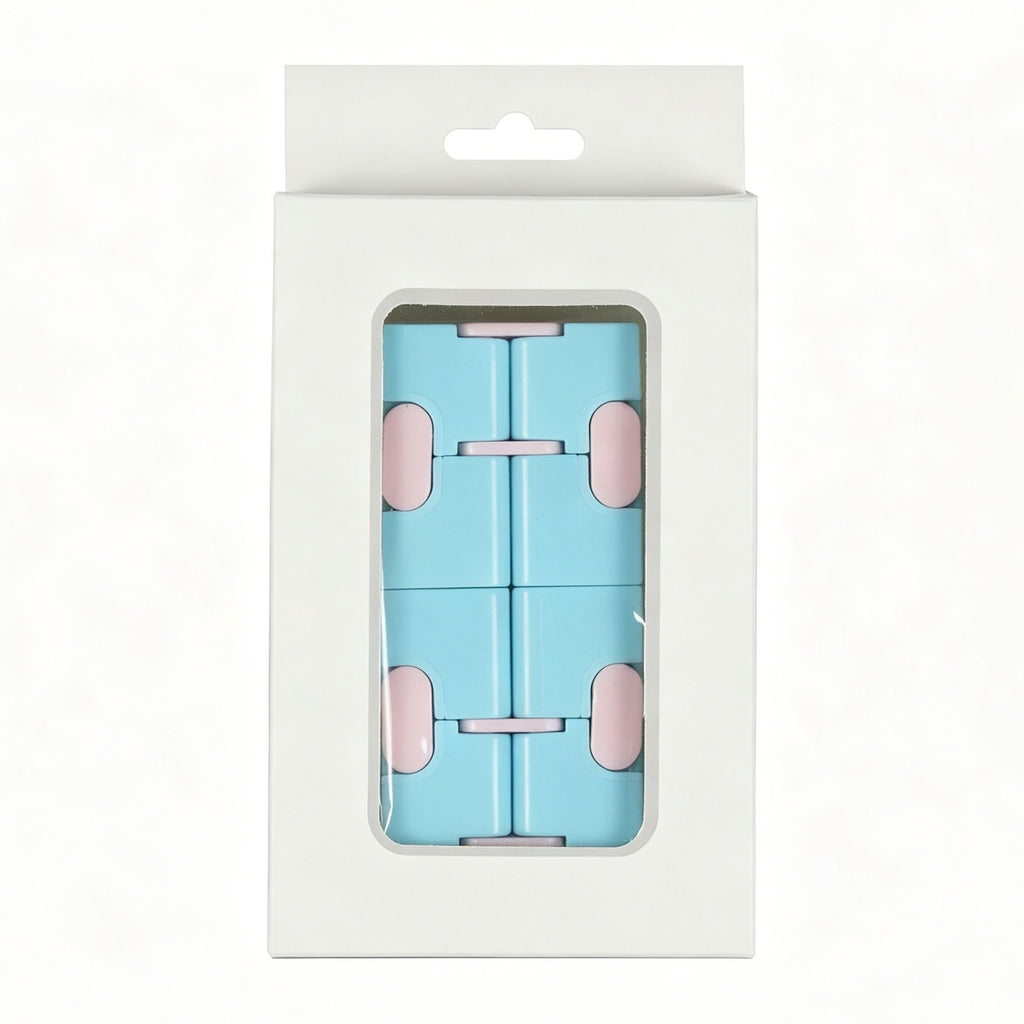 2pk Pastel Blue Macaron Infinity Fidget Cube
