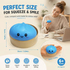 Stress Relief Giant Bun Squishy, Holiday Present, Plain Yellow