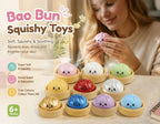 Stress Relief Giant Bun Squishy, Relax Gift, Plain Purple