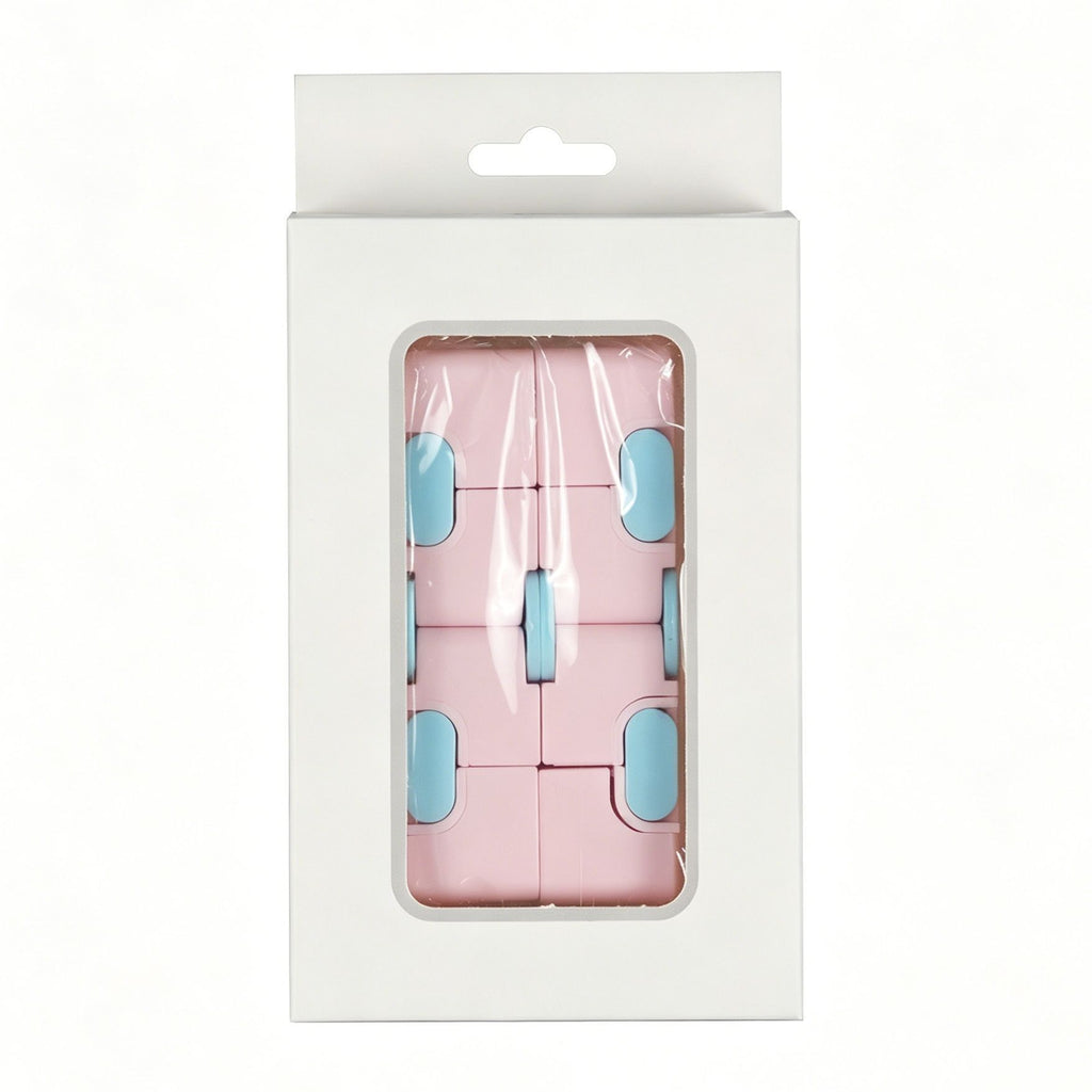 2pk Pastel Pink Macaron Infinity Fidget Cube