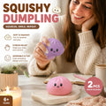 Stress Relief Duo Plain Pink & Plain Purple Bun Squishy 2 Pack, Dreamy Party Pair