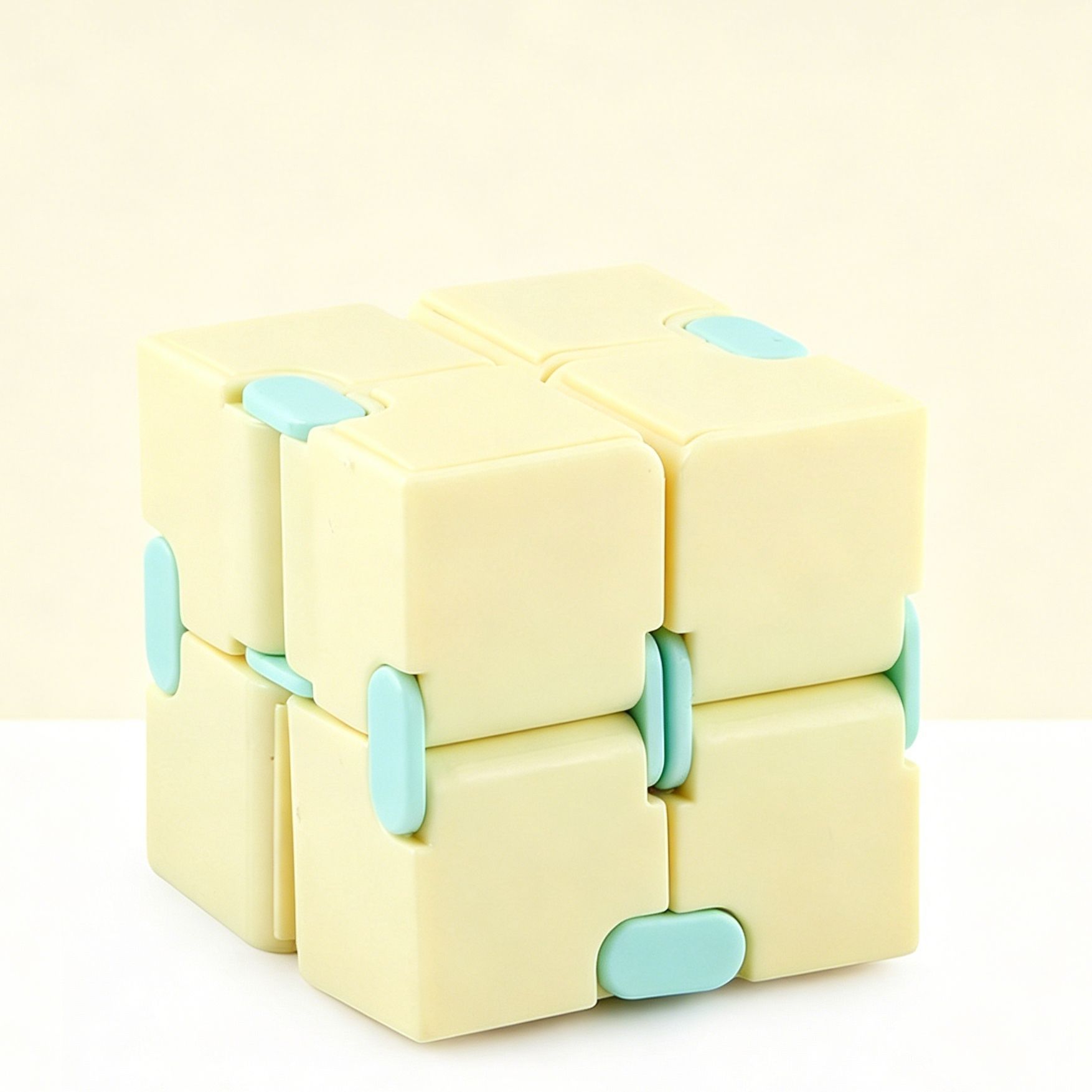 2pk Pastel Blue & Yellow Infinity Fidget Cube
