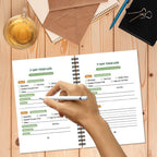 Complete 4 Pack Coil Bound Senior Chair Yoga Weight Loss Notebooks, All Four Workout Program Collections