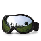 Caring Winter Gift Ventilated Ski Goggles, Reliable Wind Barrier & Reflection Reduction Effect, Black Frame Mercury Lens