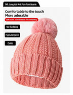 Versatile Snow Gear Gift Plush Lined Knit Hat 2 Pack Light Grey, Daily & Ski Travel Matching Outfit