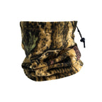 Handy Hiking Gear Gift Drawstring Polar Fleece Neck Tube, Jungle Camo, Thermal Windproof Mask