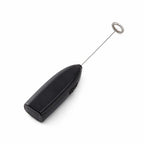 Durable Home Electric Egg Beater, All-Round Stainless Steel Mixer For Coffee Milk Tea Making, Black